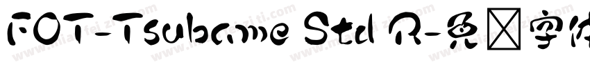 FOT-Tsubame Std R字体转换